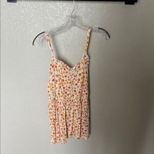 Torrid Orange Floral Camisole Top